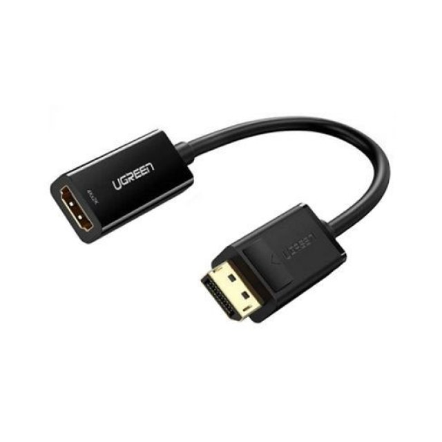 Конвертер UGREEN DP109 DP(m) to VGA(f), 20415, black