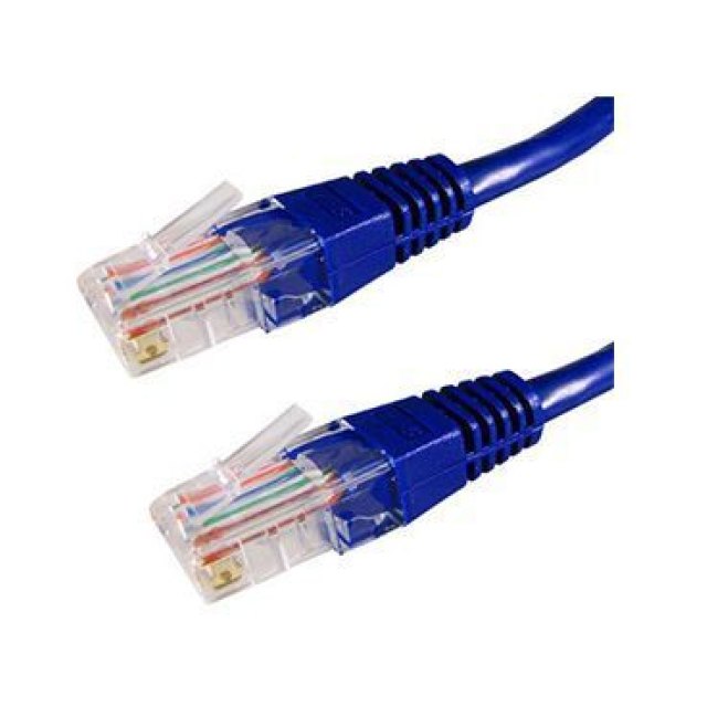 Патч Корд, SHIP, Cat.5e, UTP, RJ-45,0.3 м, S3025BL0030-P, Синий, Пол.пакет