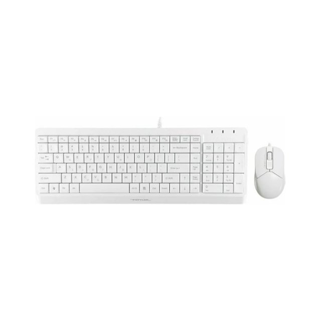 Клавиатура+мышь A4tech Fstyler F1512S-White Fstyler USB