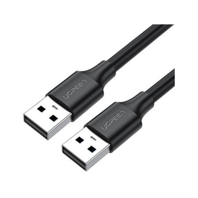 Кабель UGREEN US102 USB 2.0 A Male to A Male Cable 2m (Black) 10311