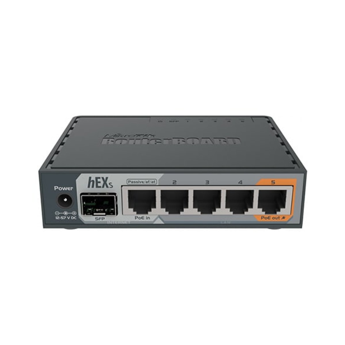 Маршрутизатор Mikrotik hEX S RB760iGS, Серый