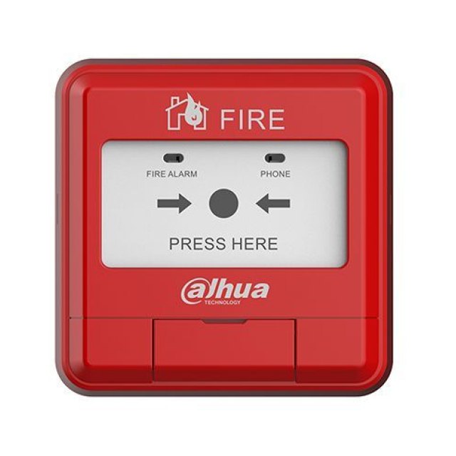 Извещатель пожарный ручной адресный Dahua DHI-HY-1200