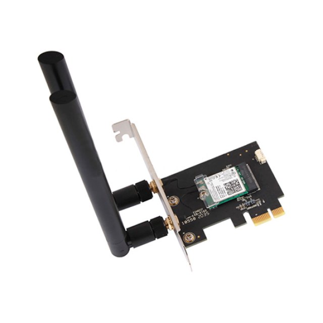 PCIe Wi-Fi V 2.0 TXA-081 300Mbps,2.4GHz,802.11ac/a/n/g/b, 2 съемные антенны
