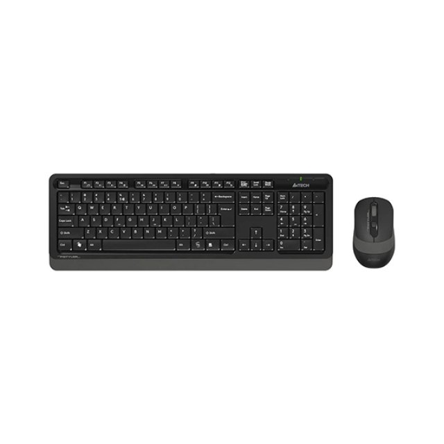 Клавиатура + мышь A4Tech Fstyler F1010-GREY (Анг/Рус/Каз, Проводное, Черный, серый)