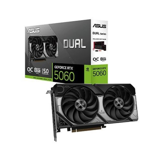 Видеокарта Asus DUAL RTX 5060 OC Edition DUAL-RTX5060-08G
