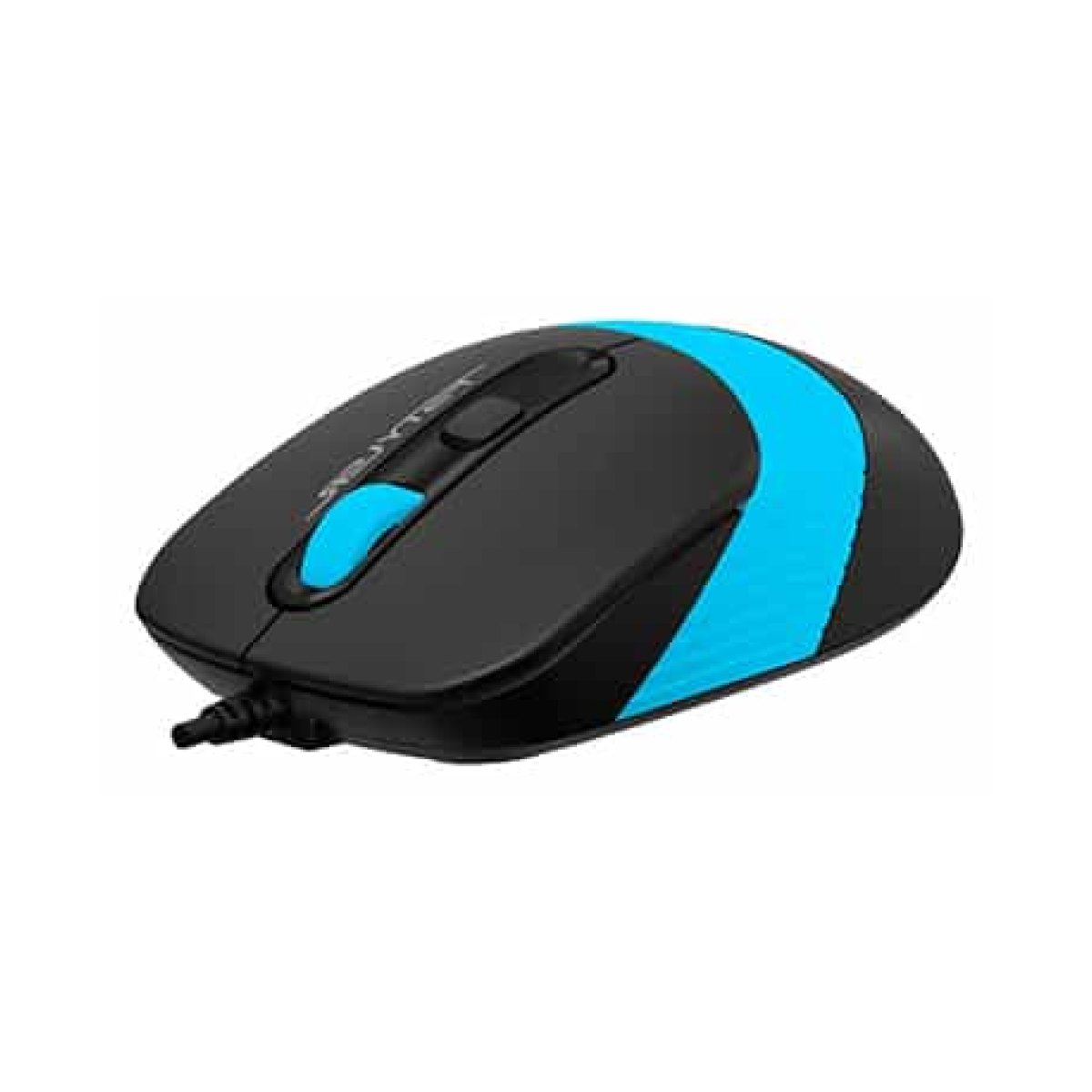 Мышь A4Tech FM-10, Черный, голубой, USB
