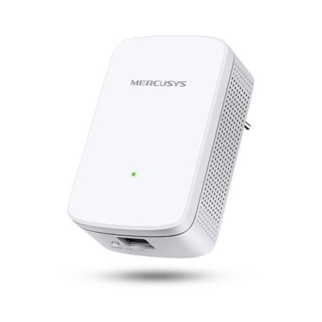 Усилитель WiFi (Репитер) Mercusys ME10 (300 Mbps, 2.4 ГГц, Нет, 1 × RJ45 10/100, Пластик) Белый
