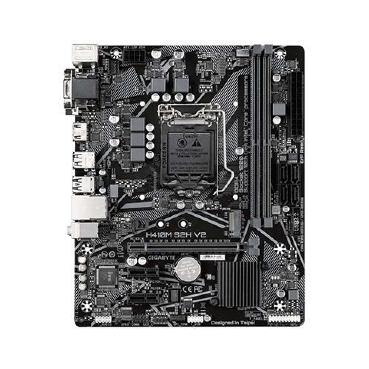 Материнская плата Gigabyte H410M H V2 LGA 1200