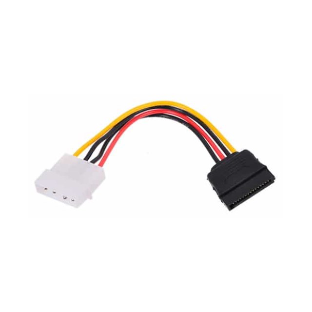 Переходник, iPower, iPSMtS, Molex на Sata, Molex 4pin (old power) на SATA (new power), for 1 HDD/CD-ROM, 0.20 м