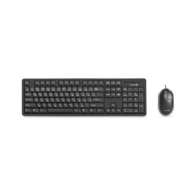 Комплект Клавиатура + Мышь, X-Game, XD-1100OUB, Оптическая Мышь, USB