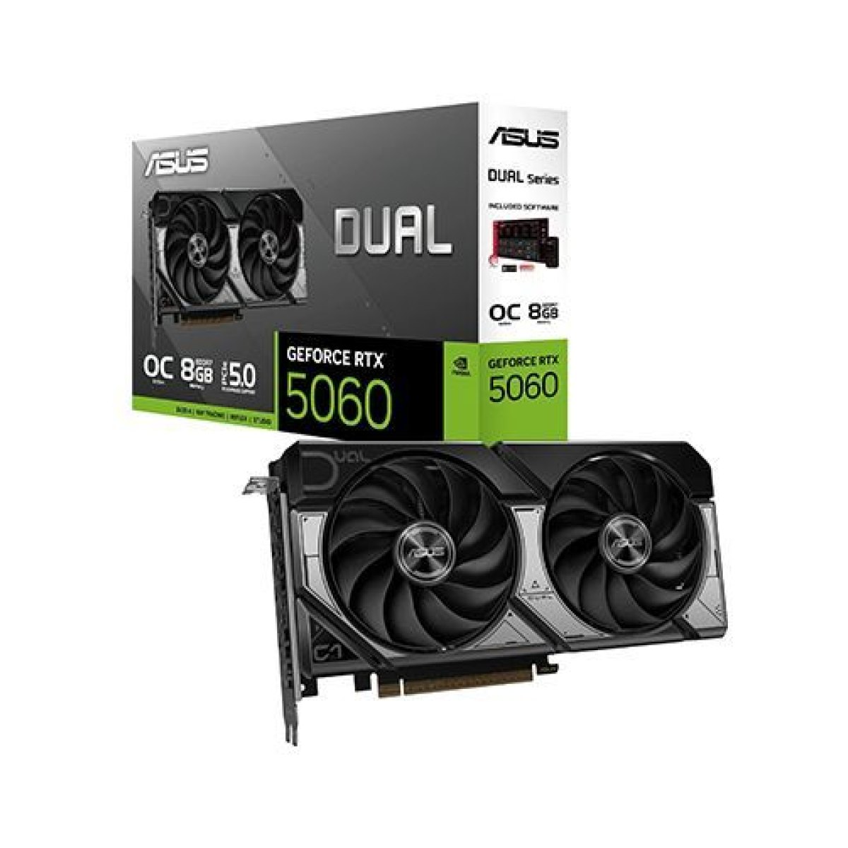 Видеокарта Asus DUAL RTX 5060 OC Edition DUAL-RTX5060-08G