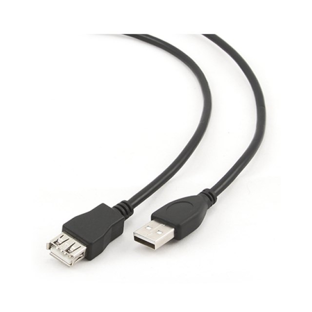 Кабель USB, Cablexpert CCP-USB2-AMAF-6, 1.8m ,Cable (удлинитель) Type Am- Af, USB 2.0, black