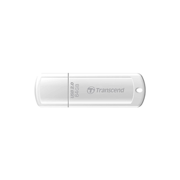 USB Флеш 64GB 2.0 Transcend TS64GJF370 белый в Шымкенте от производителей  с доставкой по Казахстану