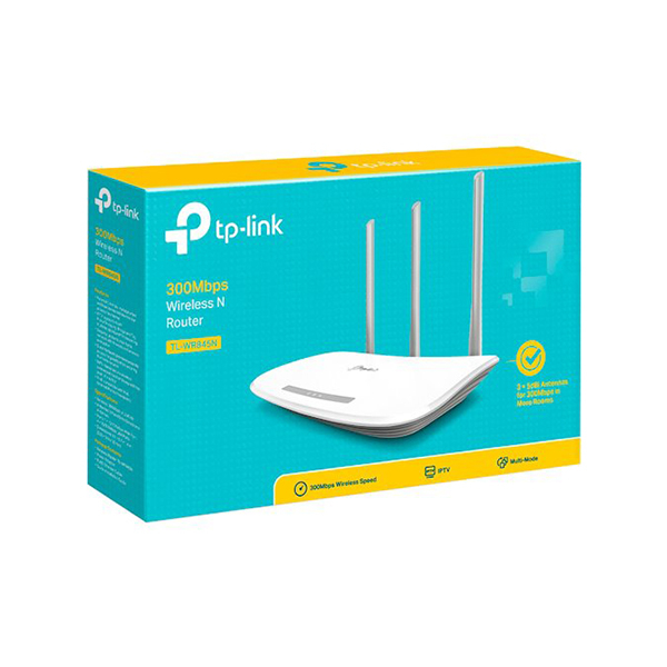 Роутер WiFi (маршрутизатор) TP-Link TL-WR845N (до 300 Mbps, 2.4 ГГц, 1 порт RJ-45 , 4 × RJ45 for 10/100 BaseT for LAN, Пласти в Шымкенте от производителей  с доставкой по Казахстану