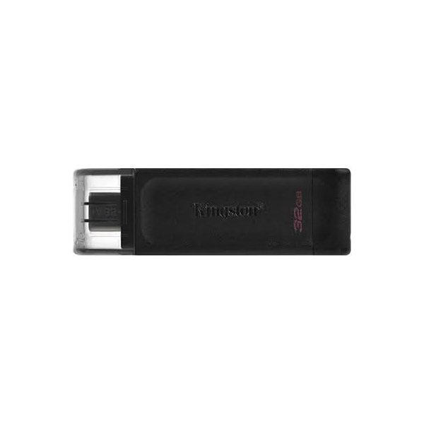 USB Флешка 32 ГБ Kingston Data Traveler 70 USB Type-C 3.2, Черный в Шымкенте от производителей  с доставкой по Казахстану