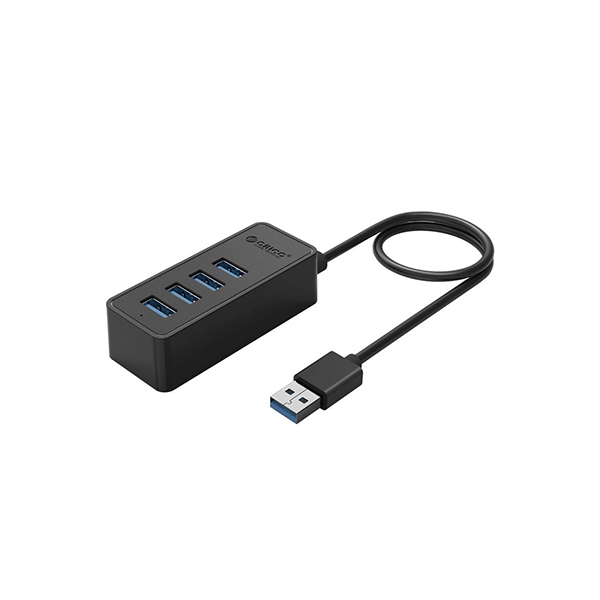 USB Хаб ORICO W5P-U3-100-BK-BP <USB3.0x4, MicroUSB, Black, 1m, 77.4*31.5*22mm> в Шымкенте от производителей  с доставкой по Казахстану