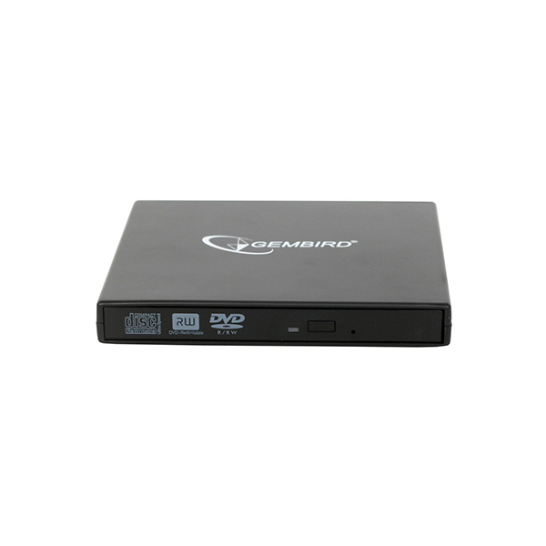 Внешний оптический привод Gembird DVD-USB-02, Черный  в Шымкенте от производителей  с доставкой по Казахстану