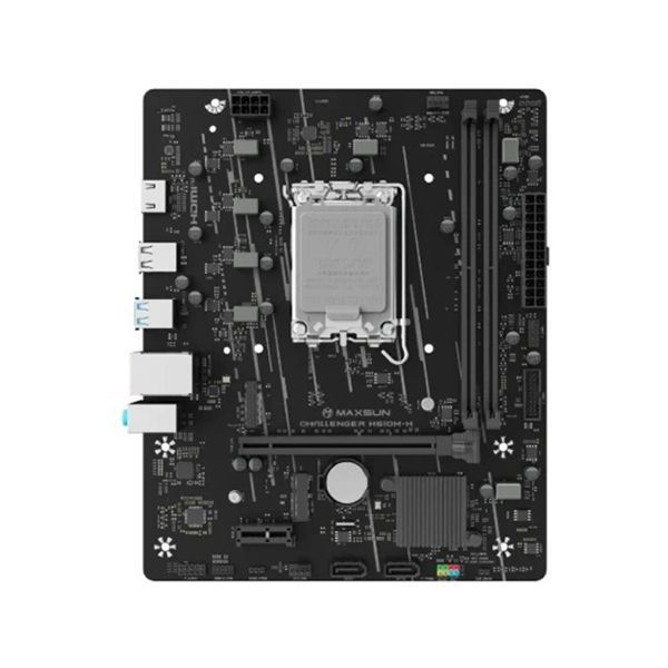Материнская плата MaxSun Challenger H610M-H LGA 1700 в Шымкенте от производителей  с доставкой по Казахстану