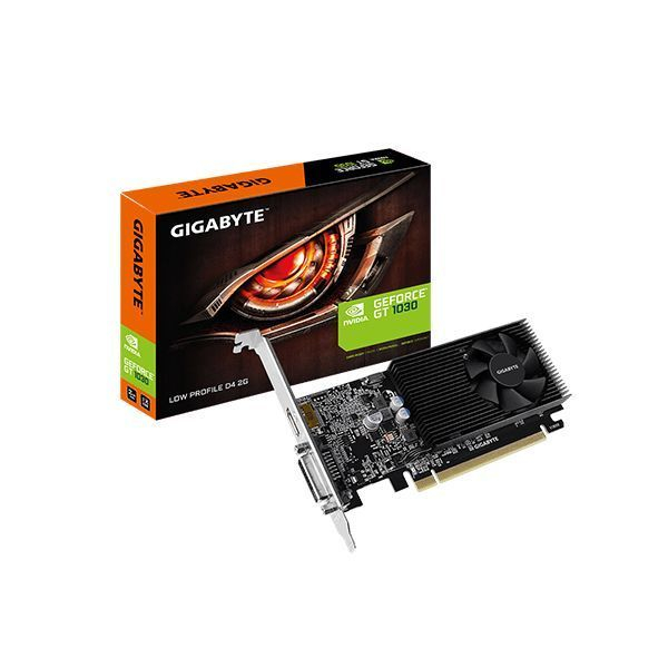 Видеокарта Gigabyte GT 1030 Low Profile D4 2 ГБ, GV-N1030D4-2GL в Шымкенте от производителей  с доставкой по Казахстану