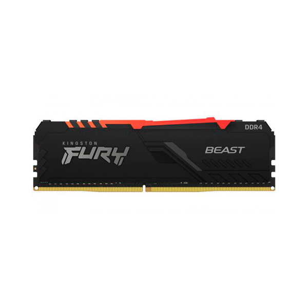 Оперативная память Kingston HyperX Fury Beast RGB DDR4 8 ГБ 3200 МГц (KF432C16BBA/8) в Шымкенте от производителей  с доставкой по Казахстану