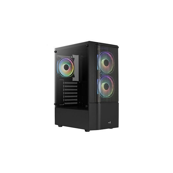 Корпус Aerocool Quantum Mesh-G-BK-v3, Черный в Шымкенте от производителей  с доставкой по Казахстану