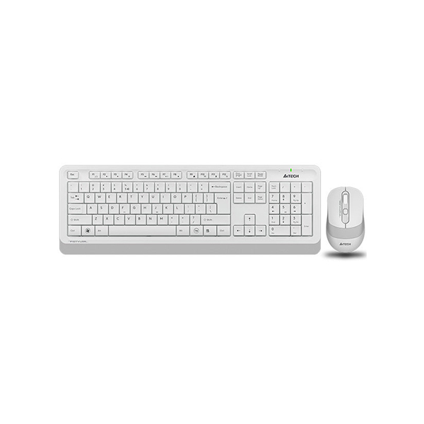 Клавиатура+мышь беспроводная A4tech Fstyler FG1010S-White Fstyler USB в Шымкенте от производителей  с доставкой по Казахстану