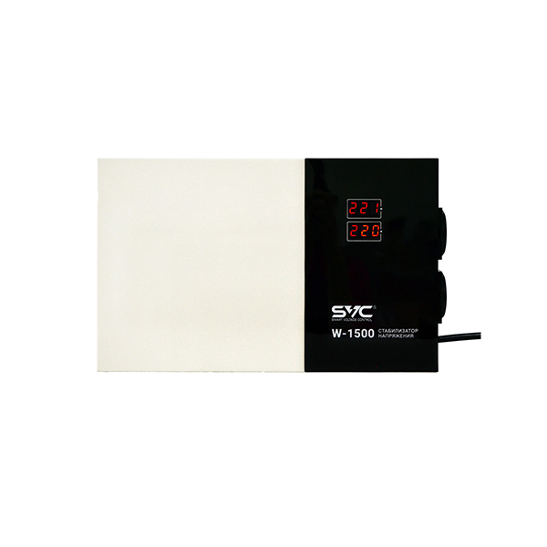 Стабилизатор SVC W-1500, Черный в Шымкенте от производителей  с доставкой по Казахстану