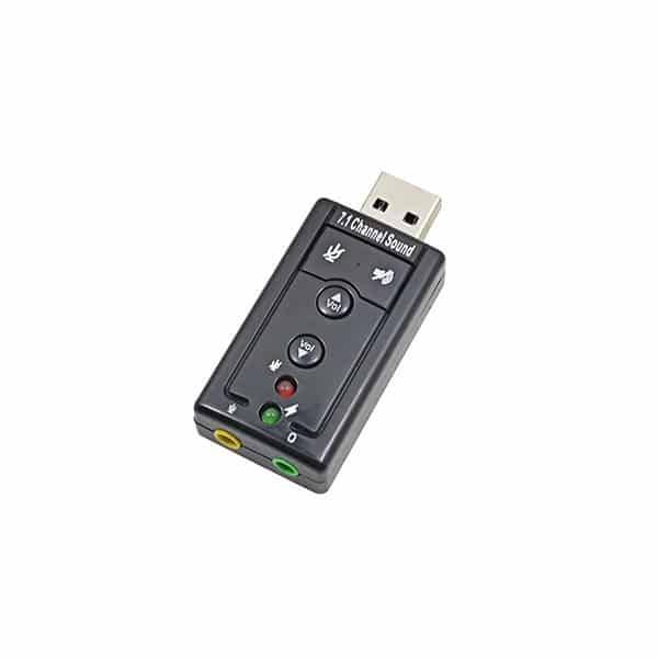 Внешняя звуковая карта USB 7.1-канальный 3D sound