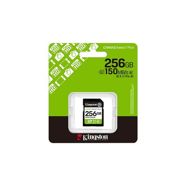Карта памяти Kingston SDS3/256GB Canvas Select Plus C10 UHS-I U1 V10 256GB