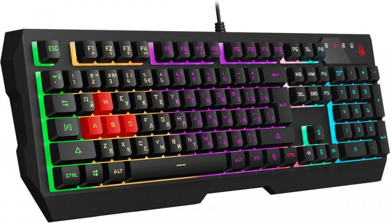 Клавиатура Bloody B140N (Анг/Рус/Каз, Проводное, Черный) в Шымкенте от производителей  с доставкой по Казахстану