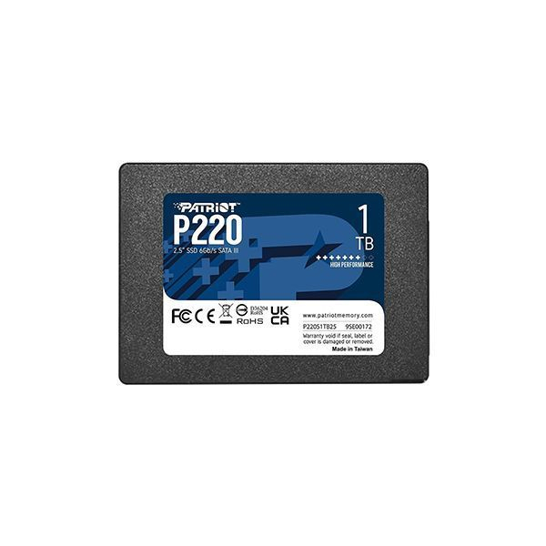 Твердотельный накопитель (SSD) Patriot P220 P220S1TB25 1 ТБ 2.5 в Шымкенте от производителей  с доставкой по Казахстану