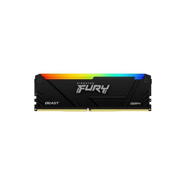 Оперативная память Kingston Fury Beast RGB DDR4 16 ГБ 3200 МГц (KF432C16BB2A/16) в Шымкенте от производителей  с доставкой по Казахстану