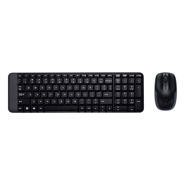 Клавиатура + мышь Logitech MK220 (Анг, Беспроводное, Черный) в Шымкенте от производителей  с доставкой по Казахстану