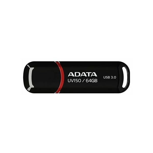 USB-накопитель ADATA AUV150-64G-RBK 64GB Черный в Шымкенте от производителей  с доставкой по Казахстану