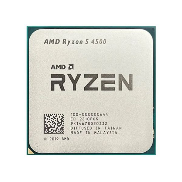 Процессор AMD Ryzen 5 4500 3,6Гц (4,1ГГц Turbo), AM4, 7nm, 6/12, L3 8Mb, 65W, OEM