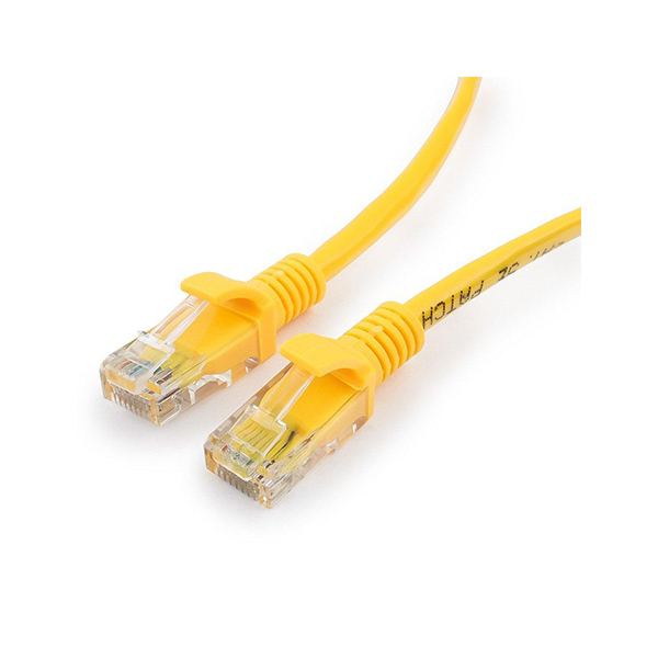 Патч-корд UTP Cablexpert PP12-2M/Y кат.5e, 2м, литой, многожильный (жёлтый) в Шымкенте от производителей с доставкой по Казахстану Патч-корд UTP Cablexpert PP12-2M/Y кат.5e, 2м, литой, многожильный (жёлтый) в Шымкенте от производителей с доставкой по Казахстану