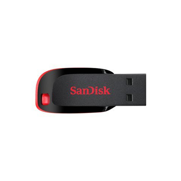 USB Флешка 64 ГБ SanDisk Cruzer Blade SDCZ50-06G-B35 USB 2.0, Черный в Шымкенте от производителей  с доставкой по Казахстану
