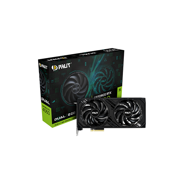 Видеокарта PALIT RTX4060 DUAL 8G (NE64060019P1-1070D) в Шымкенте от производителей  с доставкой по Казахстану