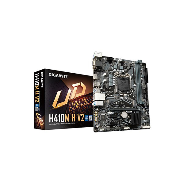 Материнская плата Gigabyte H410M H V2 LGA 1200 в Шымкенте от производителей  с доставкой по Казахстану