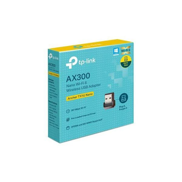 Сетевой USB адаптер TP-Link AX300 Archer TX1U Nano в Шымкенте от производителей  с доставкой по Казахстану