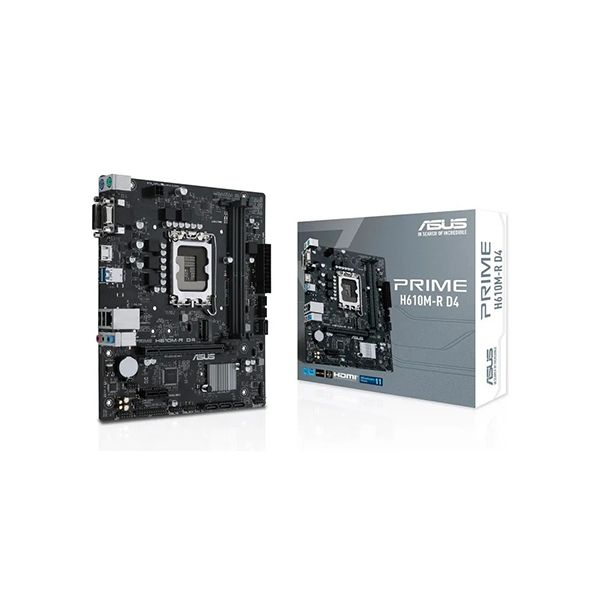 Материнская плата Asus PRIME H610M-R D4-SI в Шымкенте от производителей  с доставкой по Казахстану