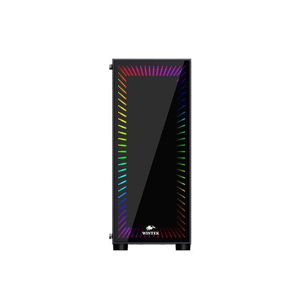 Корпус Wintek Cosmos PA03-G TG, Черный в Шымкенте от производителей  с доставкой по Казахстану