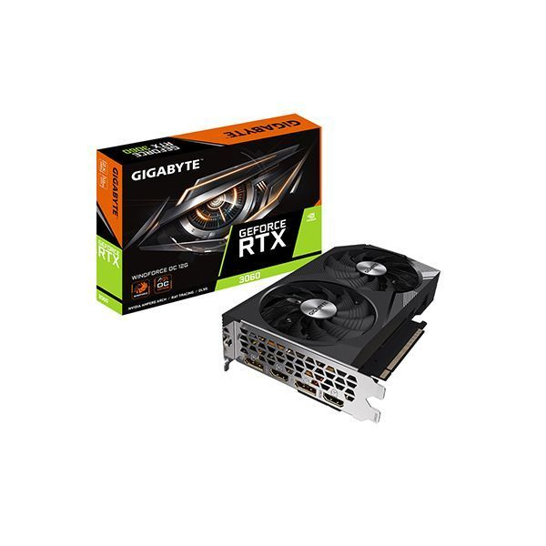 Видеокарта Gigabyte (GV-N3060WF2OC-12GD) RTX3060 WINDFORCE OC 12G в Шымкенте от производителей  с доставкой по Казахстану