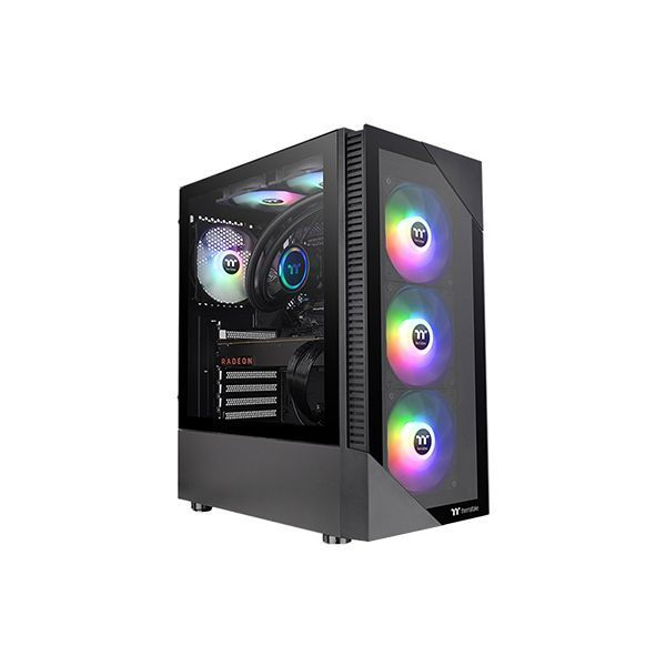 Компьютерный корпус Thermaltake View 200 TG ARGB Black без Б/П в Шымкенте от производителей  с доставкой по Казахстану
