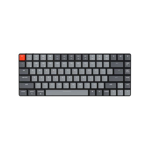 Игровая клавиатура Keychron K3-E1 Red Switch (Анг/Рус, Беспроводное, Проводное, Черный, серый) в Шымкенте от производителей  с доставкой по Казахстану