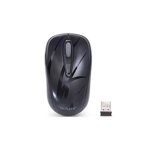 Мышь Deluxe DLM-107OGB, Черный, USB в Шымкенте от производителей  с доставкой по Казахстану