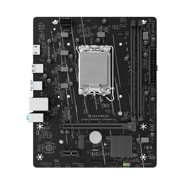 Материнская плата MaxSun Challenger H610M-H V1 LGA 1700 в Шымкенте от производителей  с доставкой по Казахстану