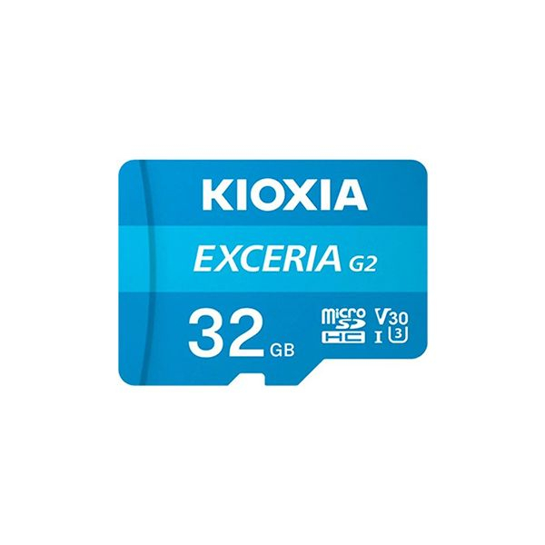 LMEX2L032GG2 KIOXIA LMEX2L032GG2; 32GB microSD KIOXIA Exceria (gen 2) UHS I U3 V30 with adapter в Шымкенте от производителей  с доставкой по Казахстану