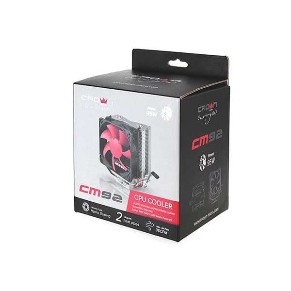 Кулер для процессора Crown СМ-92 в Шымкенте от производителей  с доставкой по Казахстану
