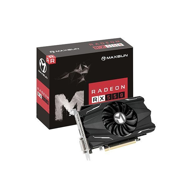 Видеокарта MaxSun MS-RX550 TF 4G в Шымкенте от производителей  с доставкой по Казахстану